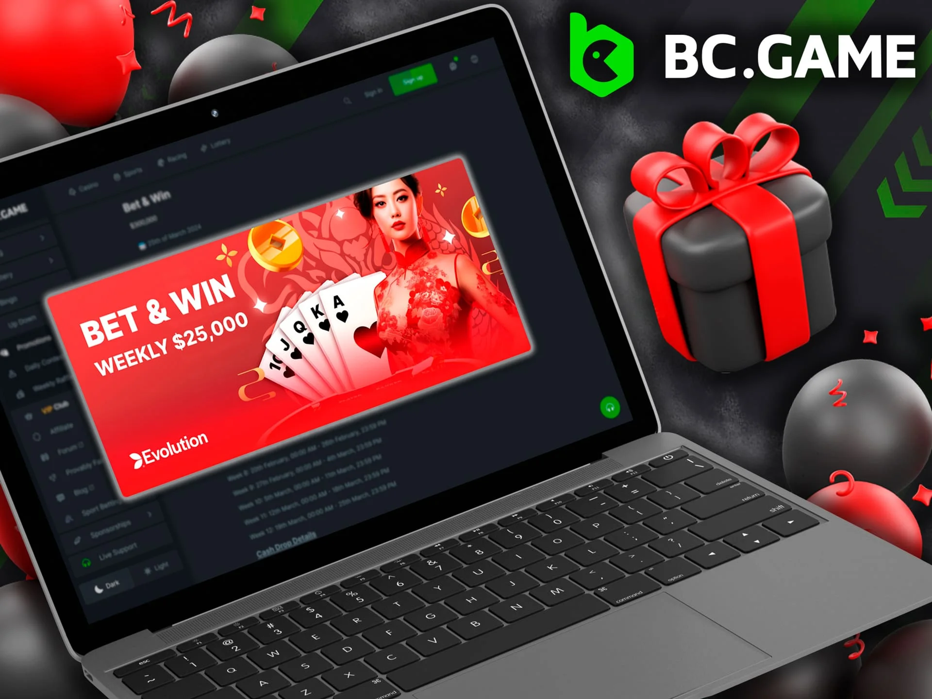 Try Bet and Win Promotion and win money at BC Game.