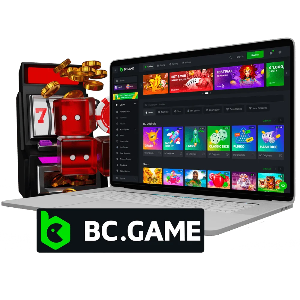 Play BC Game casino at the official website.