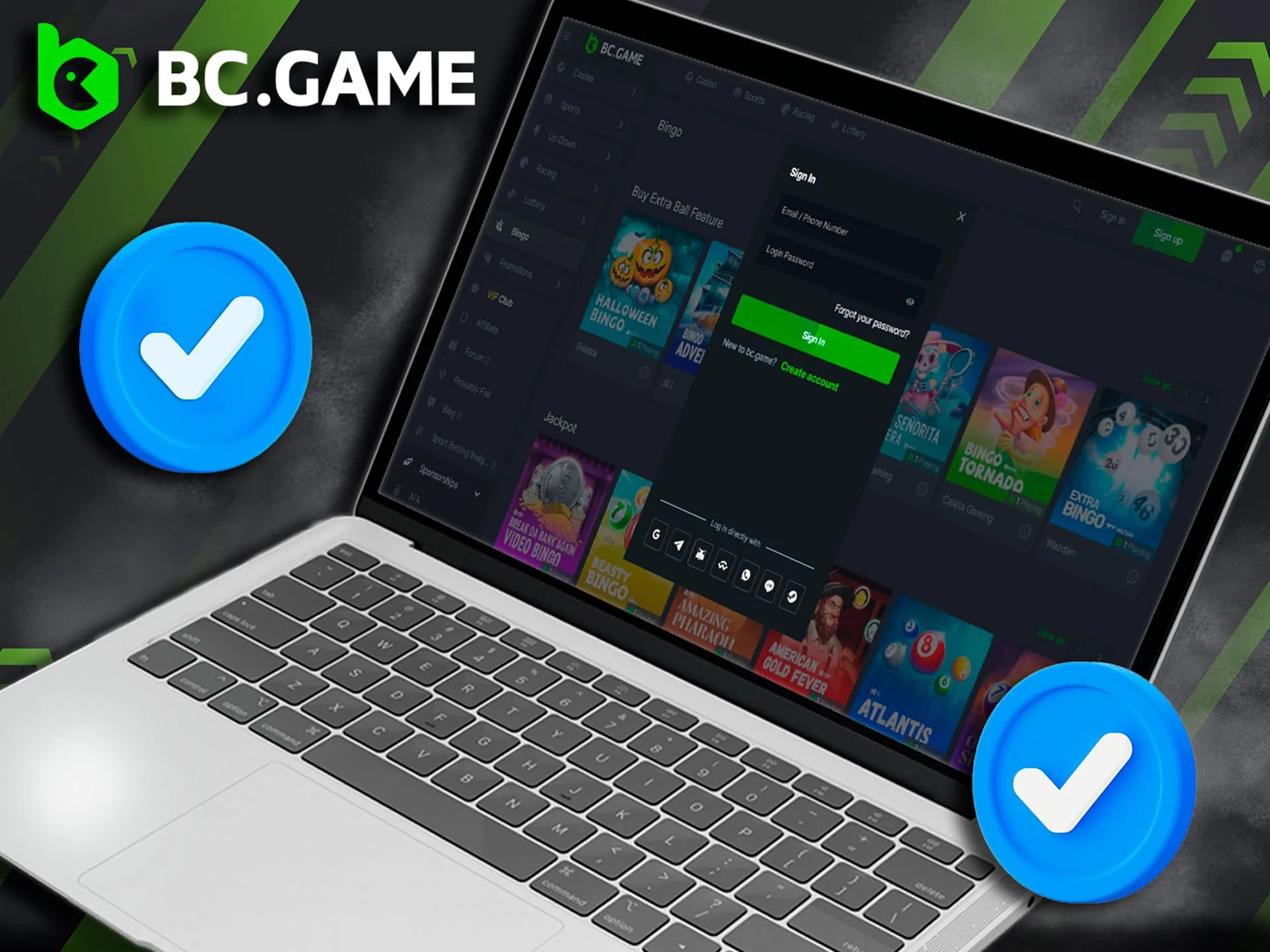 How to get verified on the BC Game platform.