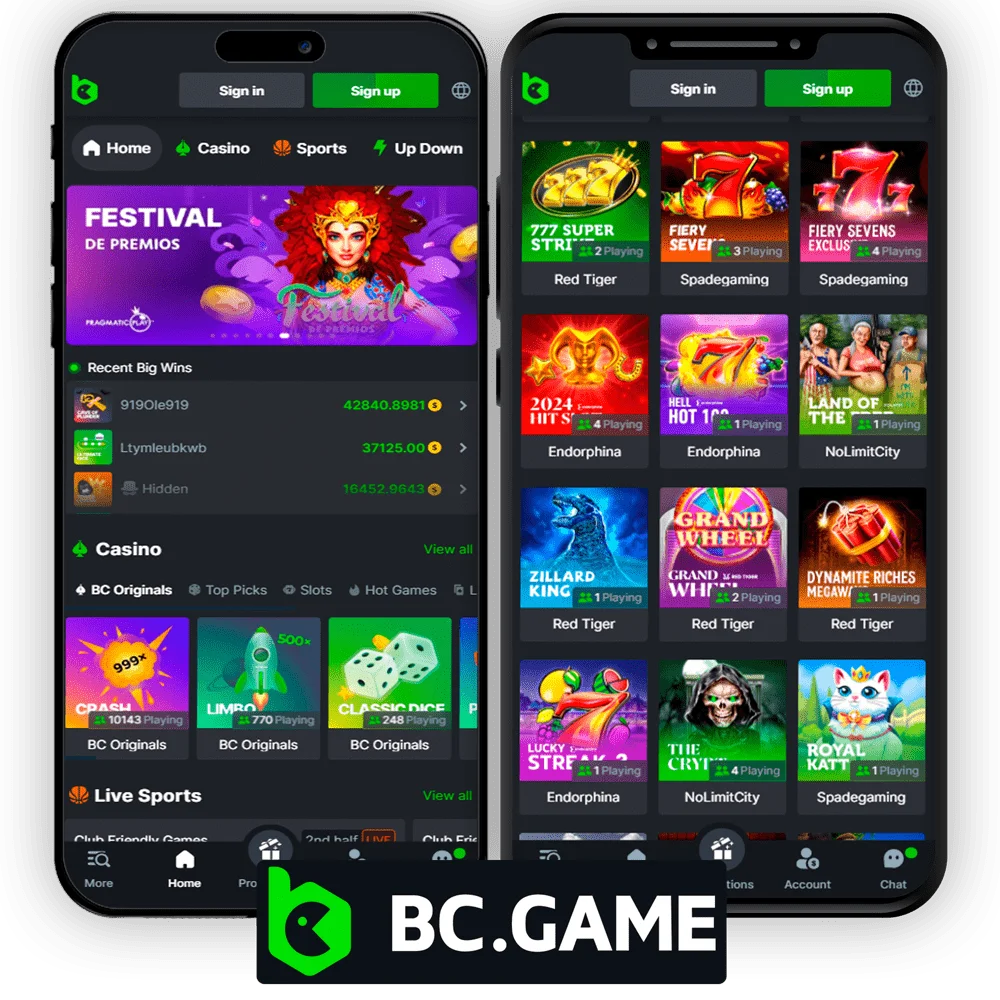 How to download the BC Game app for smartphone users.