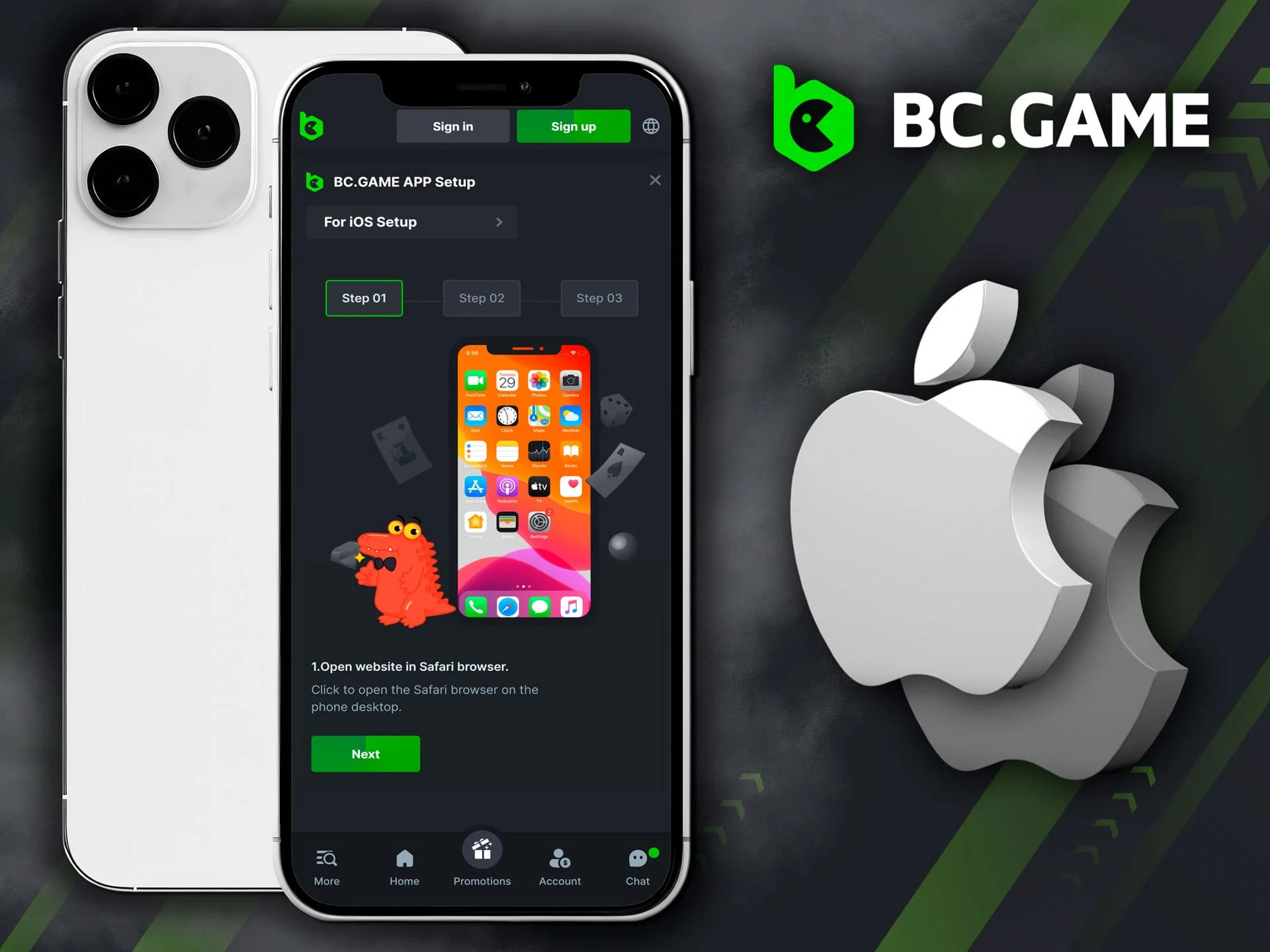 How to install the BC Game iOS app.