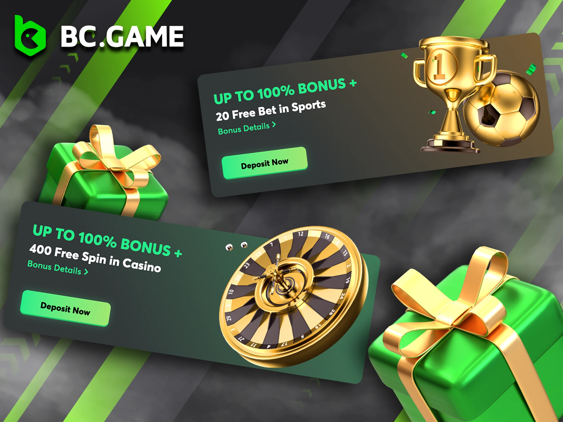 Welcome bonuses are waiting for you at BC Game.