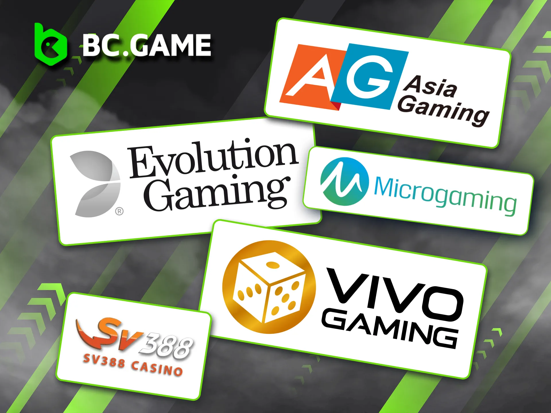 BC Game partners with 12 top providers like Evolution Gaming and Vivo Gaming for a premium live casino experience.