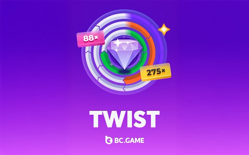 Try to hit the jackpot in the Twist game created by BC Game.