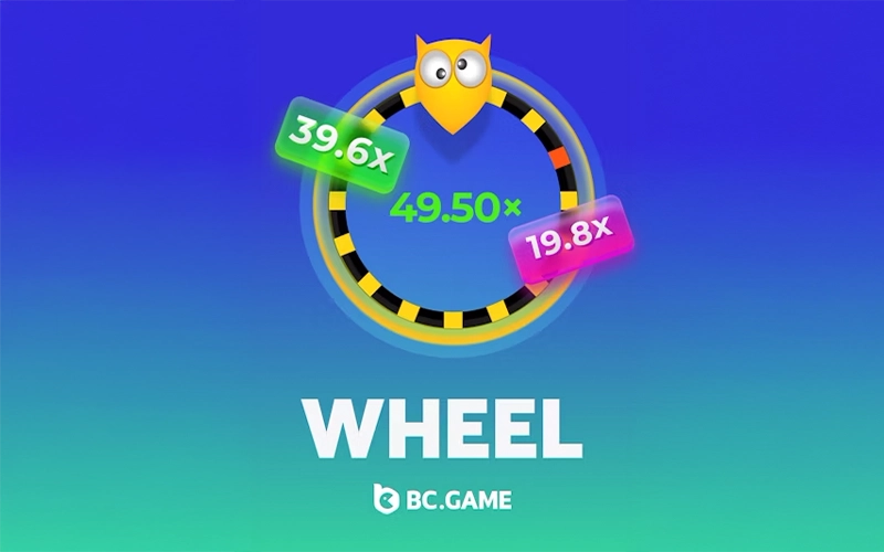 Hurry up to get the best multiplier in the game Wheel from BC Game.