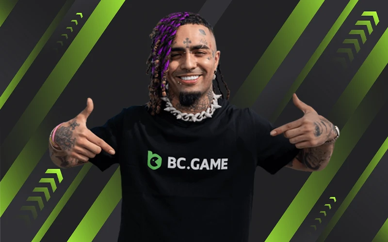 Unique rap artist Lil Pump is an ambassador for BC Game Casino, which guarantees you stability and confidence.