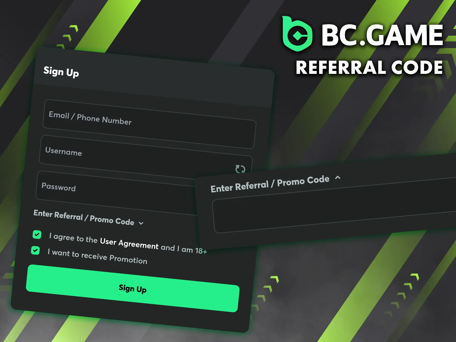 Invite others to the BC Game and earn rewards.