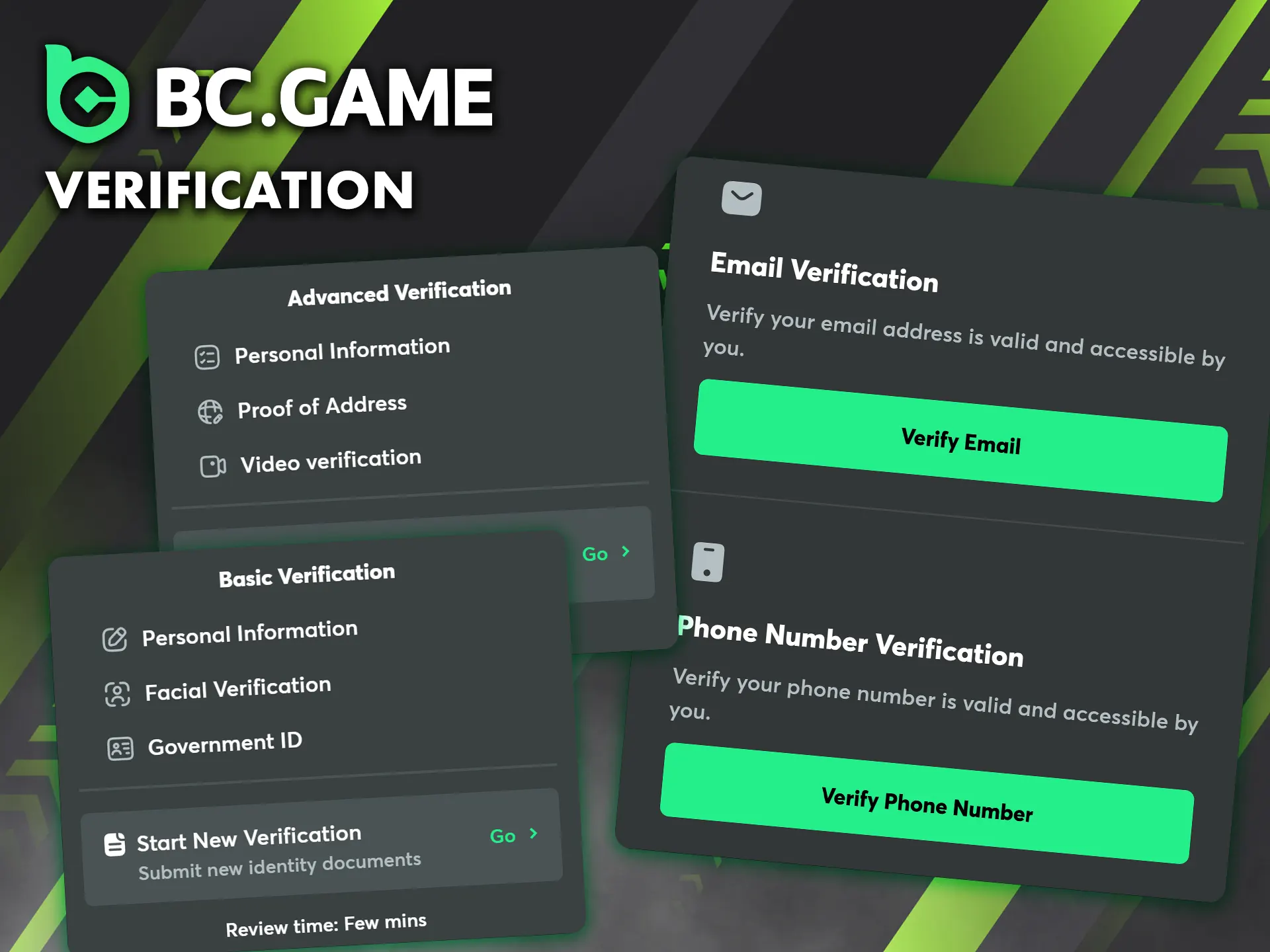 Account verification on BC Game enhances security and prevents fraud.