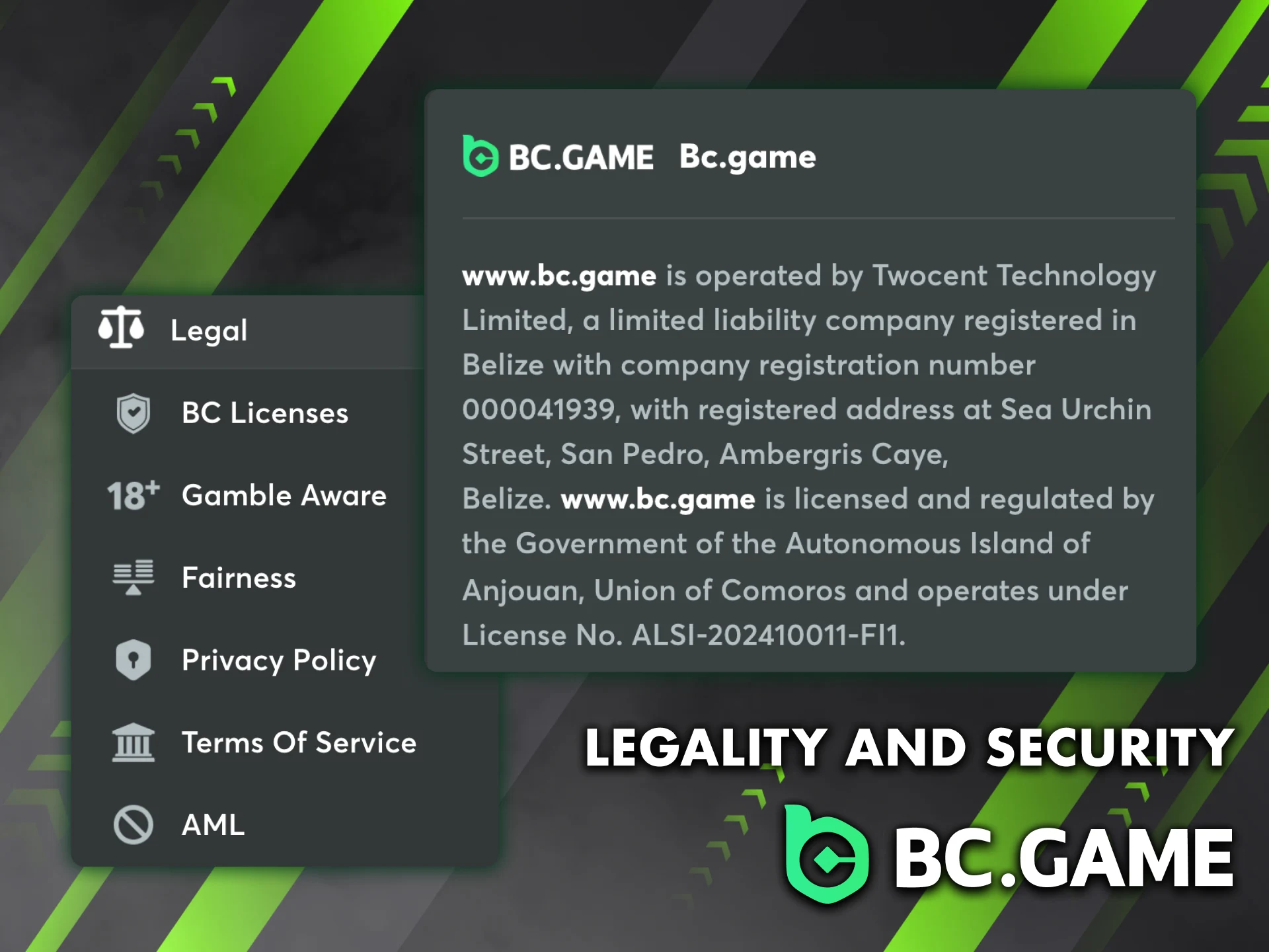 BC Game is absolutely legal and protected in India.