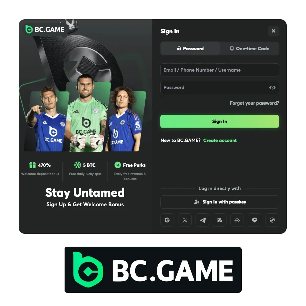 New BC Game users need to create an account to access all the features of the platform.