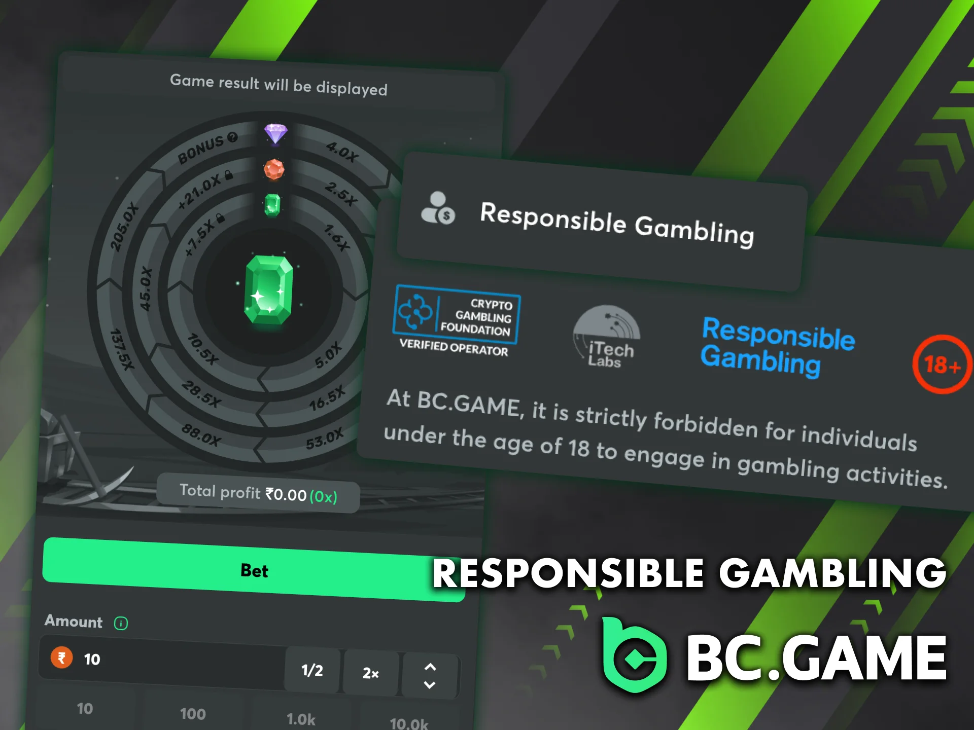Responsible gambling at BC Originals means fun within your limits.