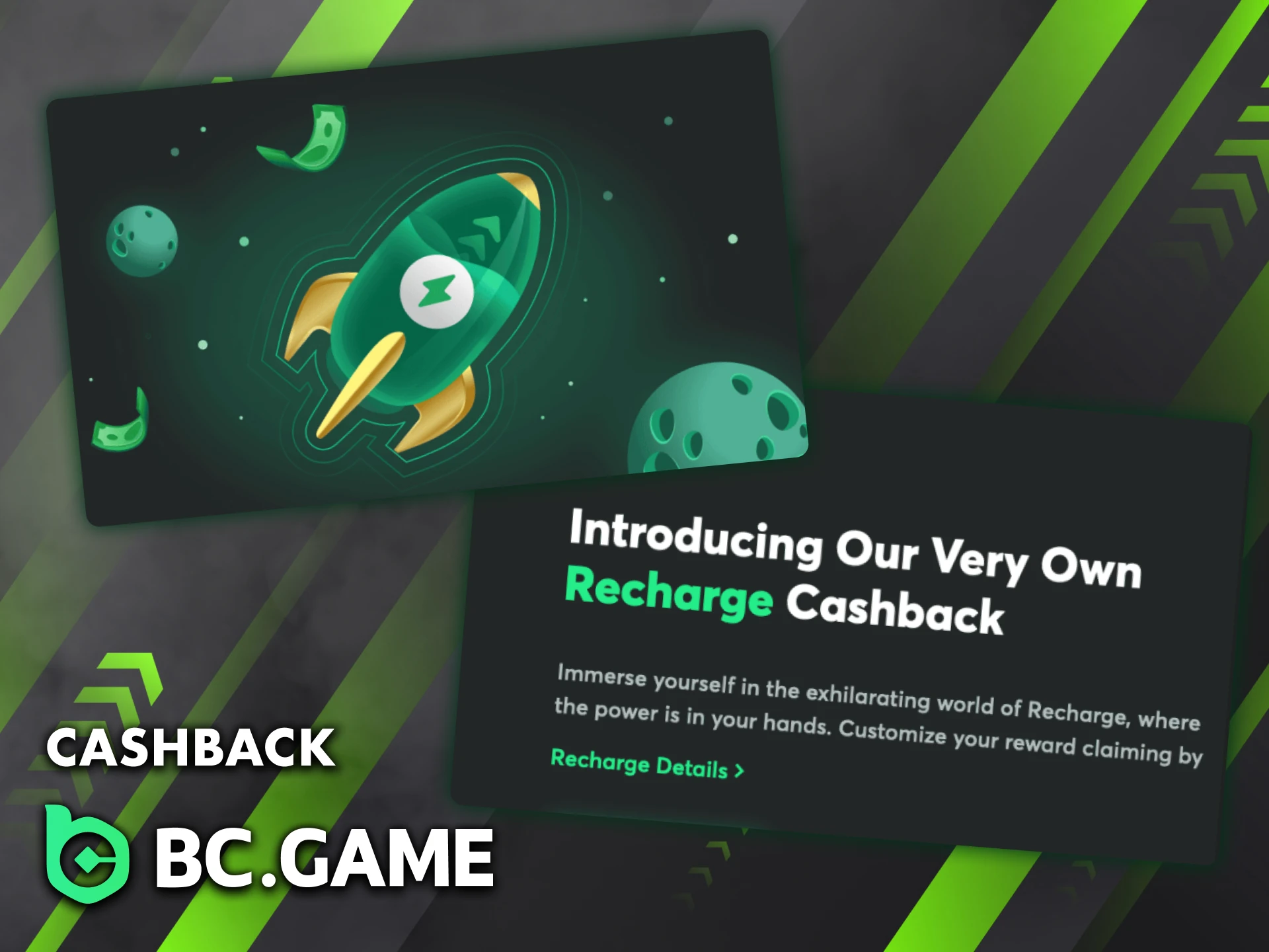 Get maximum cashback using the bonus from BC Game.