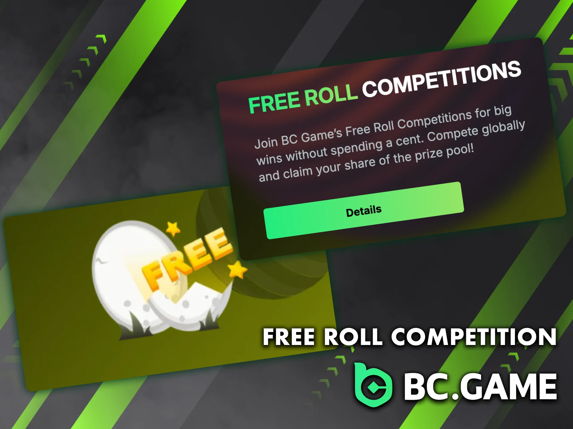 Place bets at BC Game and get additional bonuses.
