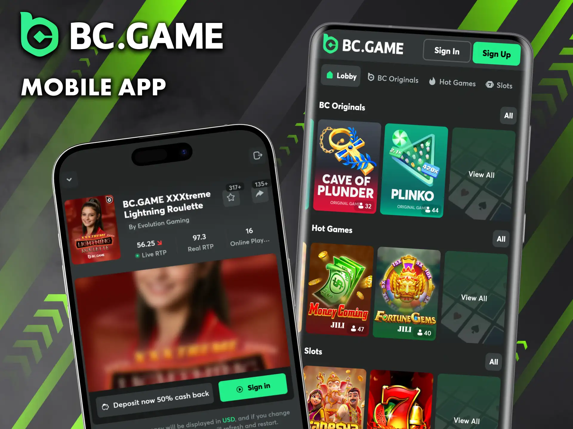 Place your casino bets anytime with the BC Game app.