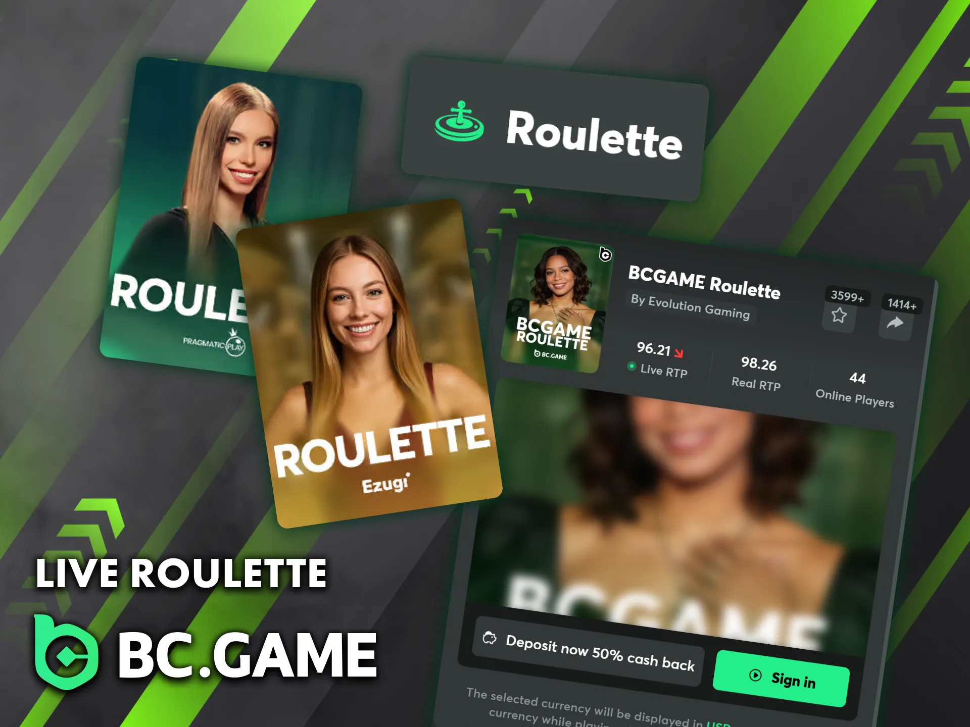 Spin the wheel with BC Game Live Roulette.