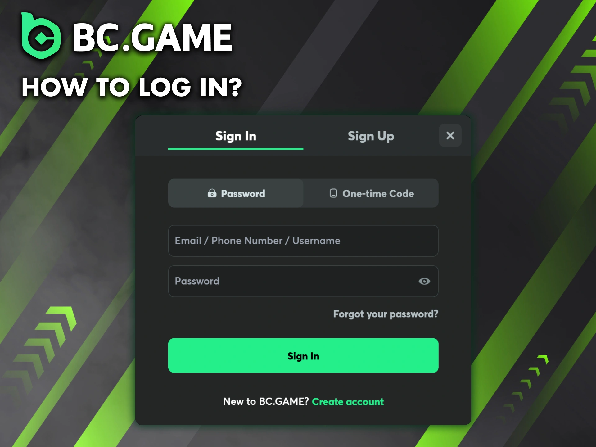 Learn the easiest way to log into your BC Game account.