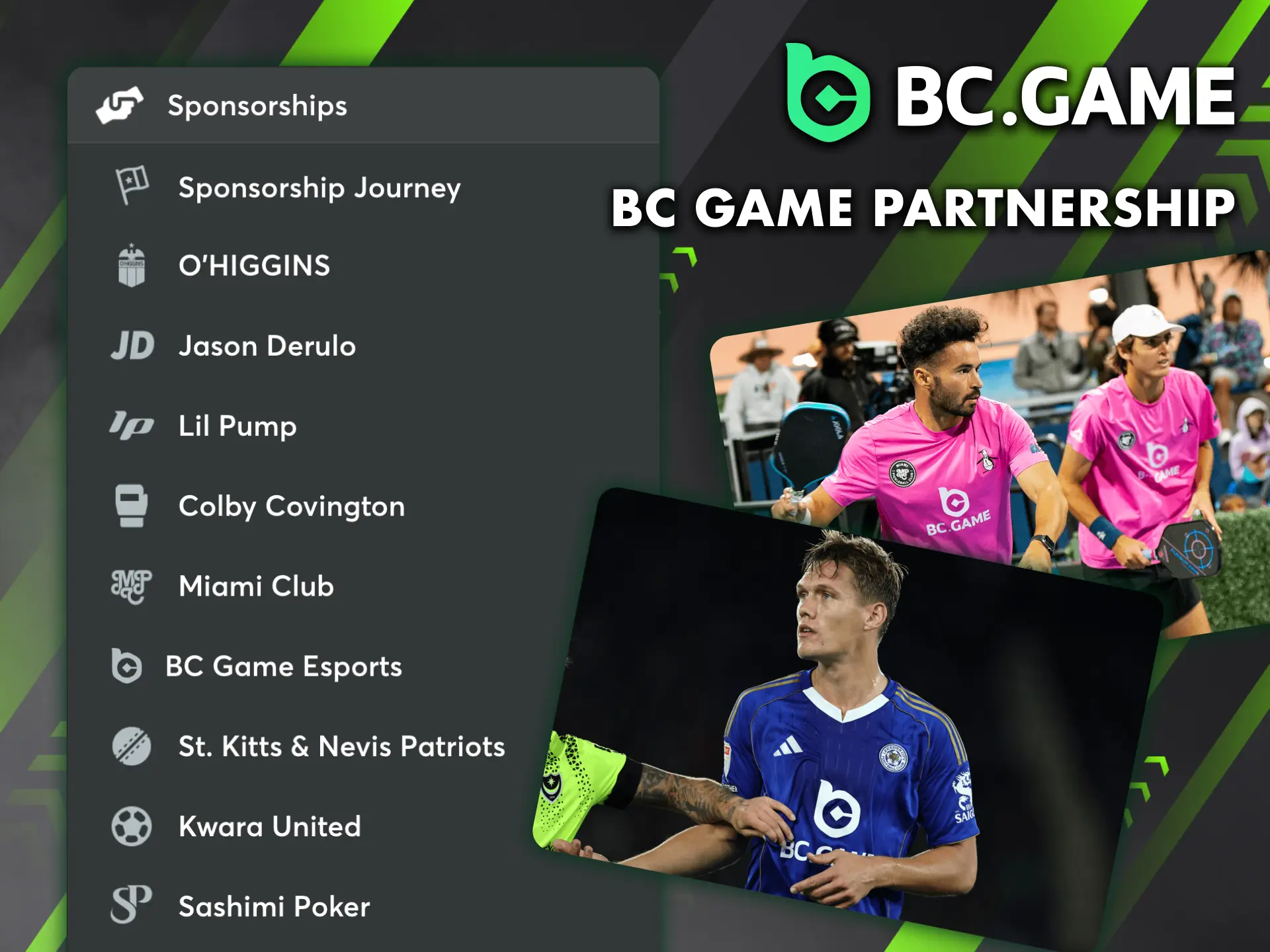 BC Game strengthens its brand with partnerships like Lil Pump and Leicester City Football Club.