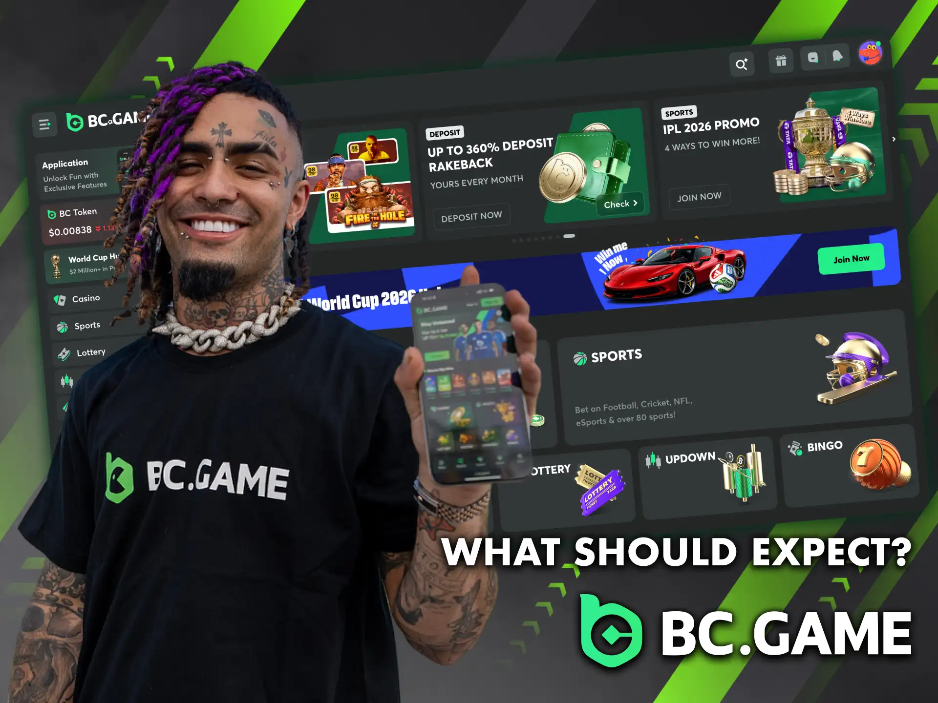 BC Game and Lil Pump collaboration promises exciting games and music events for players.