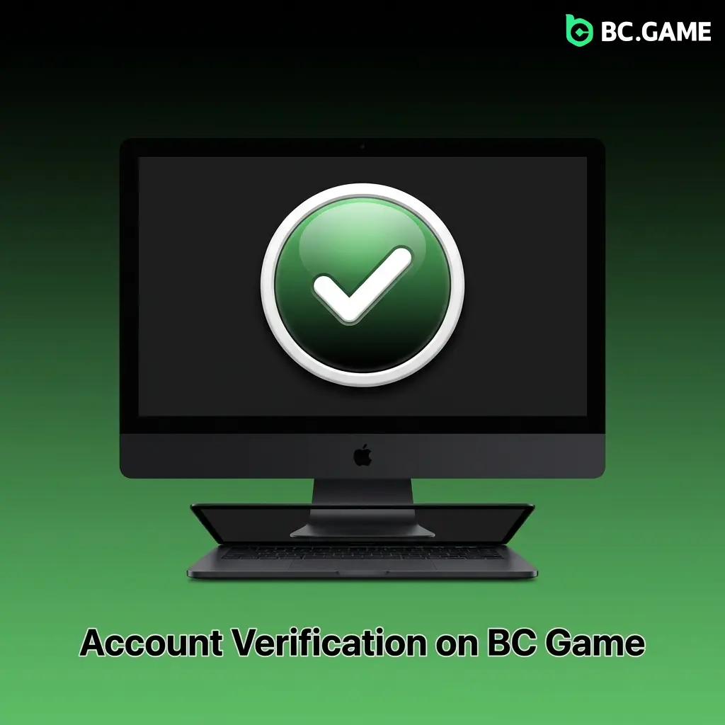 BC Game account verification process showing KYC document upload steps for Indian players including Aadhaar PAN passport