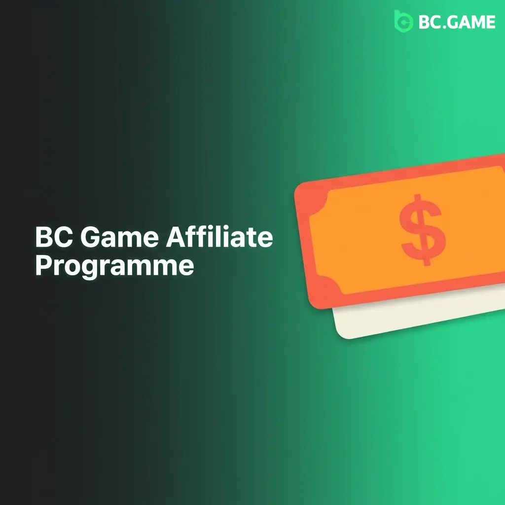 BC Game affiliate programme dashboard showing commission tiers, revenue share model, and referral tracking tools for Indian partners