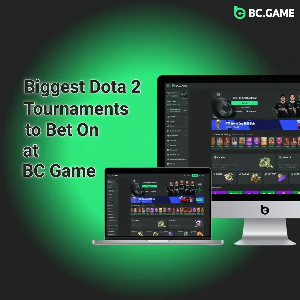Biggest Dota 2 tournaments to bet on at BC Game including TI, ESL One, PGL Majors, and EWC 2026