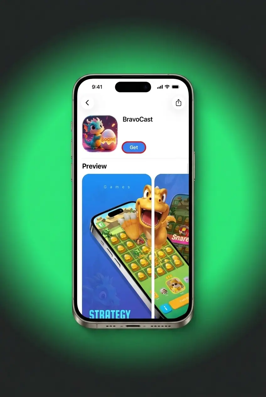 BC Game PWA iOS installation 5-step guide showing Safari share menu and Add to Home Screen process on iPhone