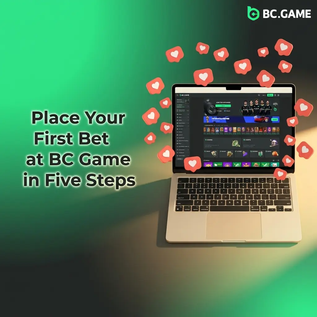 Step-by-step guide to placing your first sports bet on BC Game platform in five easy steps