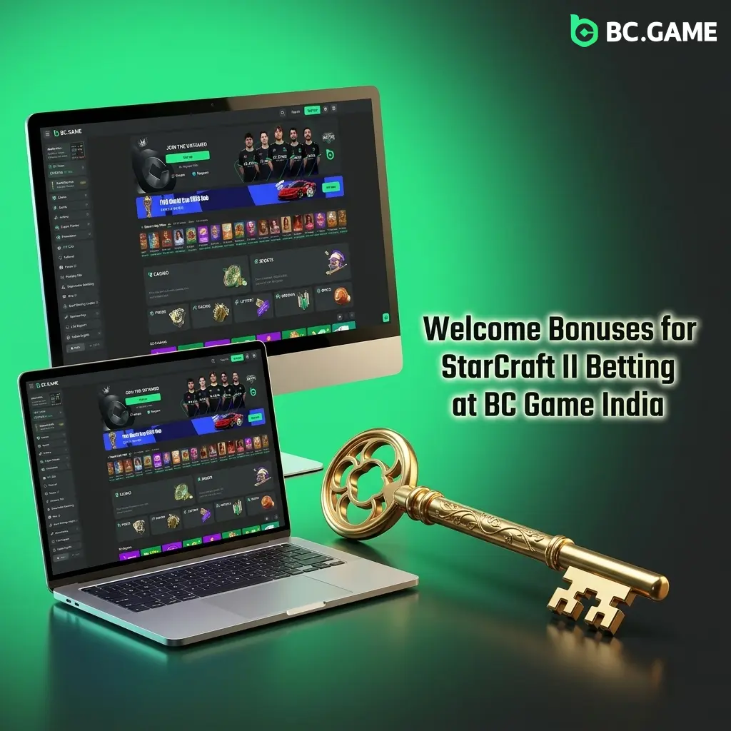 BC Game India welcome bonus tiers for StarCraft II betting with rakeback offers up to 500% on deposits