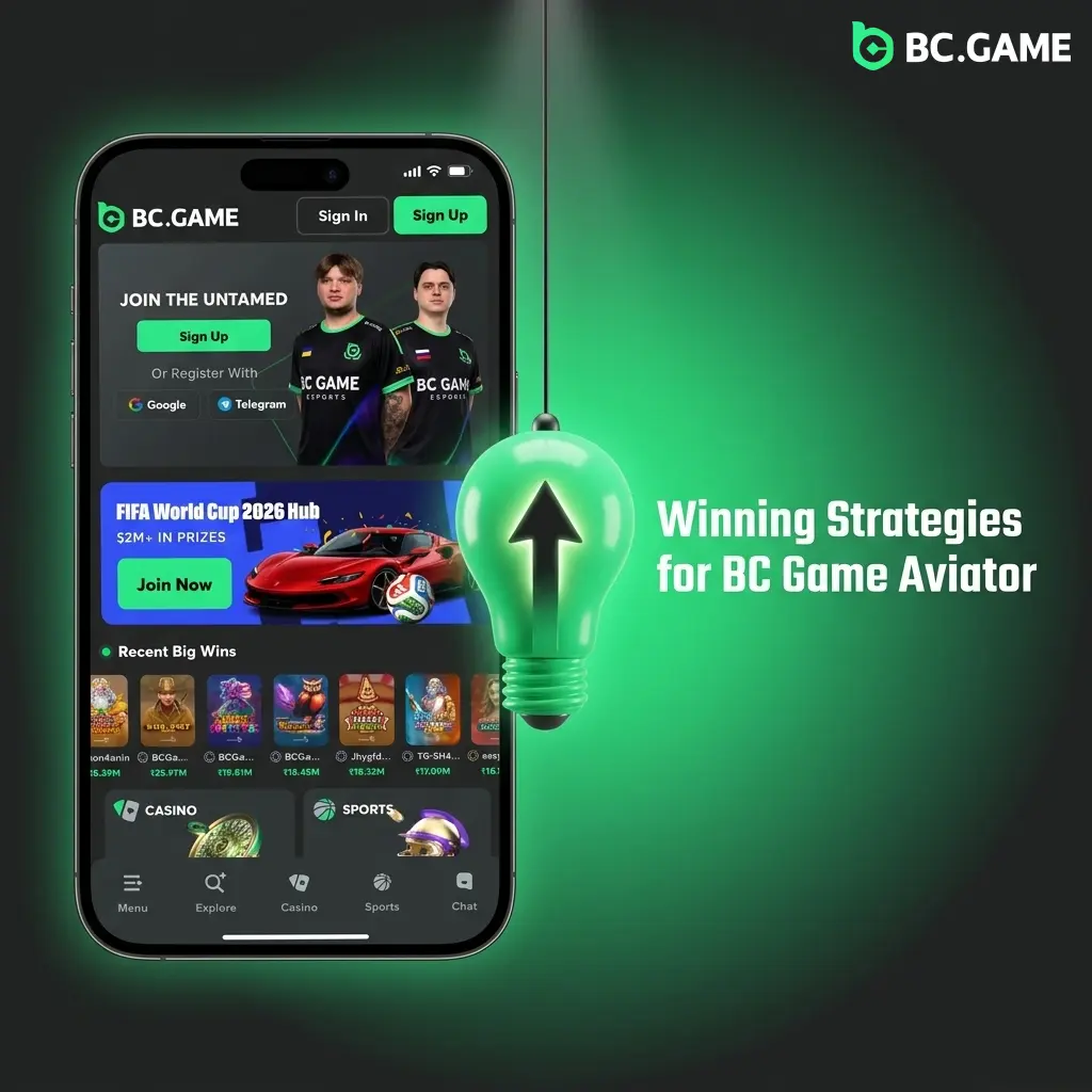 Aviator game strategy chart showing bankroll management tips and multiplier cash-out methods for BC Game players